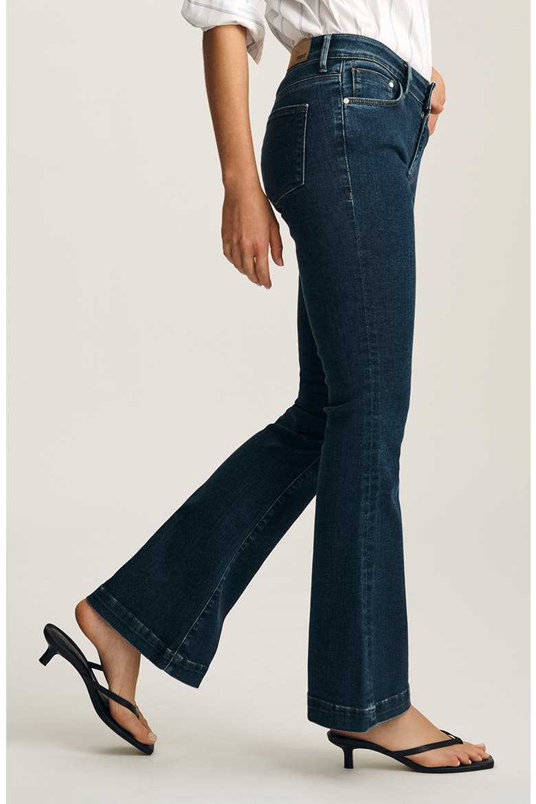 Sydney Mid Rise Flare Jeans, Alternate, color, DARK SUPERSOFT