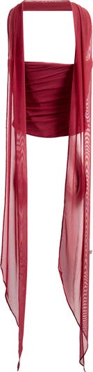 Hallie Corset Mesh Halter Top