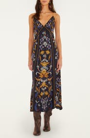 FARM Rio Golden Nature Slipdress
