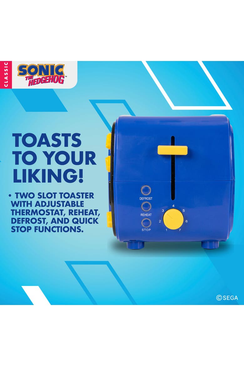 Sonic TV 2-slice Toaster, Alternate, color, None