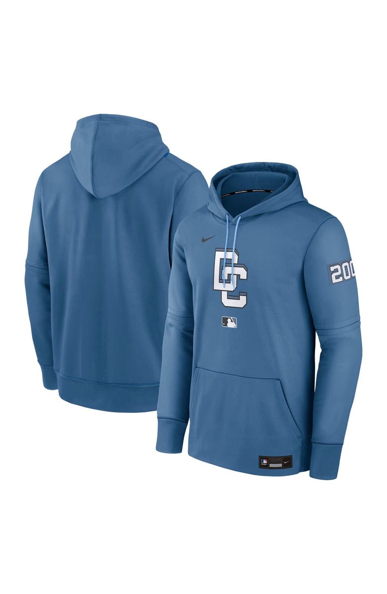 Nike Men's Nike Blue Washington Nationals 2025 City Connect Authentic Collection Performance Pullover Hoodie, Main, color, Blue