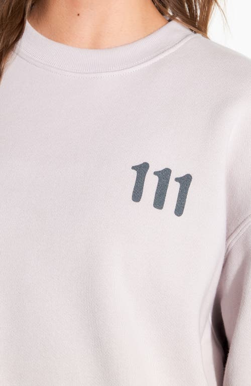 Spiritual Gangster Trance La Brea Cotton Sweatshirt In Purple