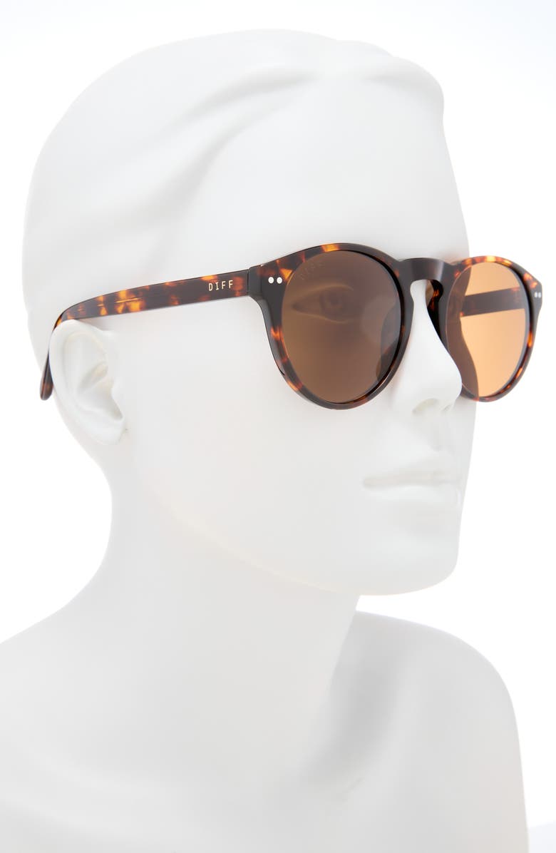 DIFF Cody XL Polarized 53mm Round Sunglasses, Alternate, color, 