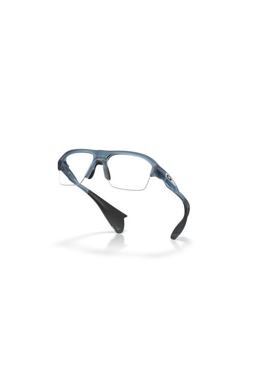 Oakley 60mm Rectangle Optical Glasses In Gray