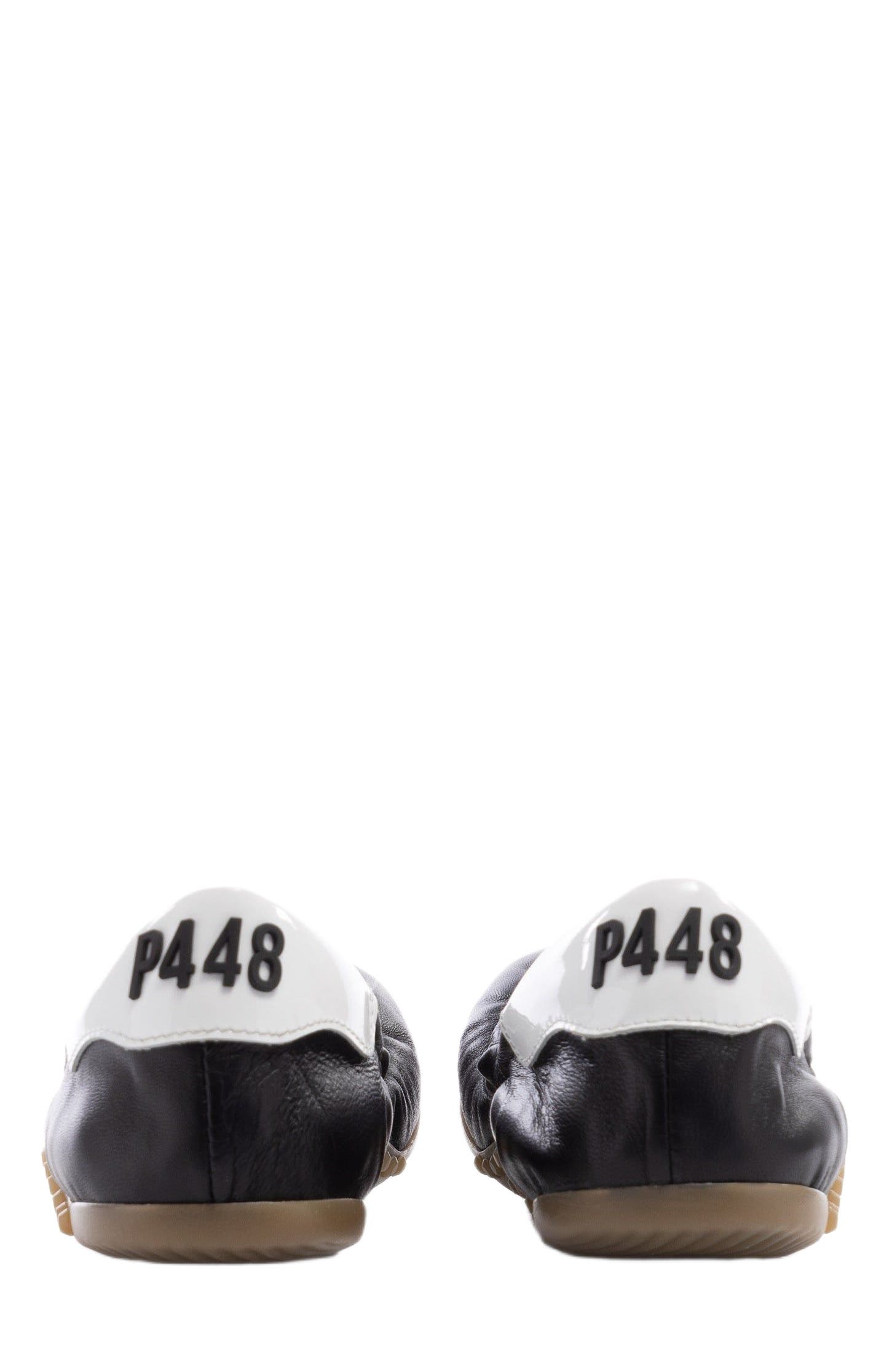 P448 Stella Ballet Flat, Alternate, color, Black/White