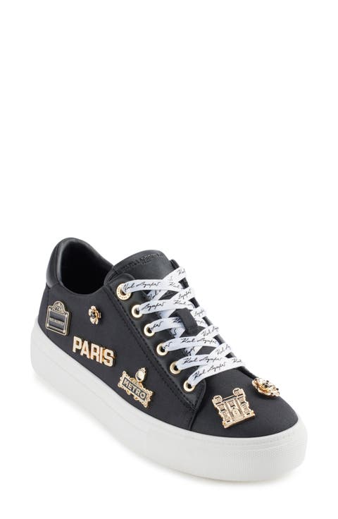 Cate Pin Logo Sneaker (Women)
