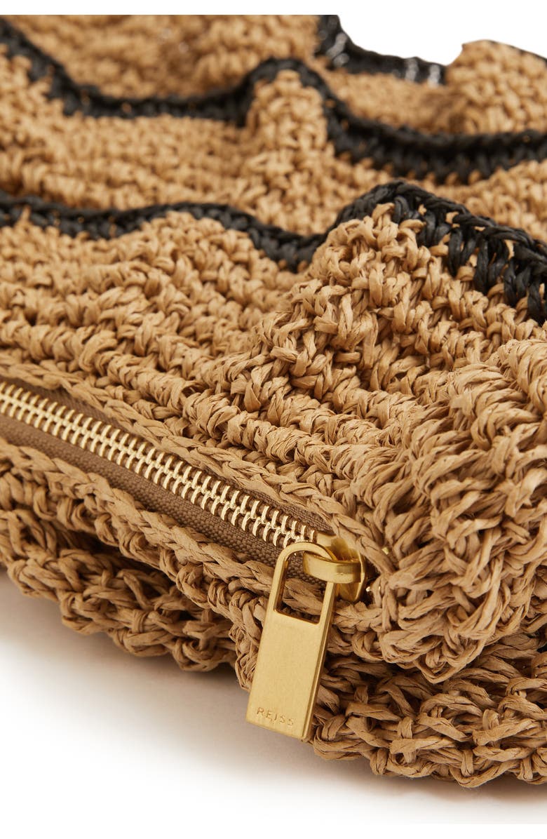 Reiss Raya Woven Clutch, Alternate, color,