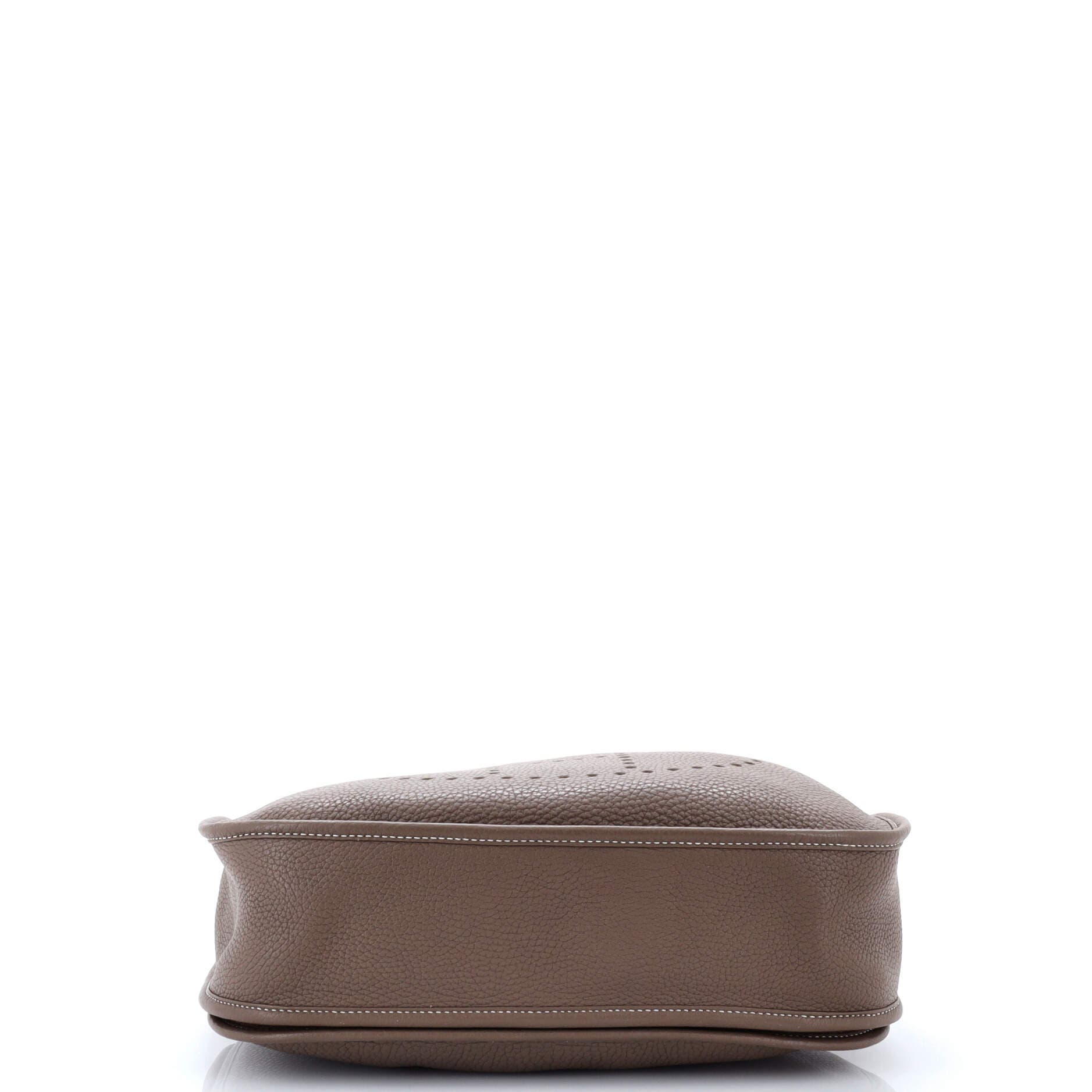 Pre-Owned Hermes Evelyne Bag Gen III Clemence PM, Alternate, color, Etoupe