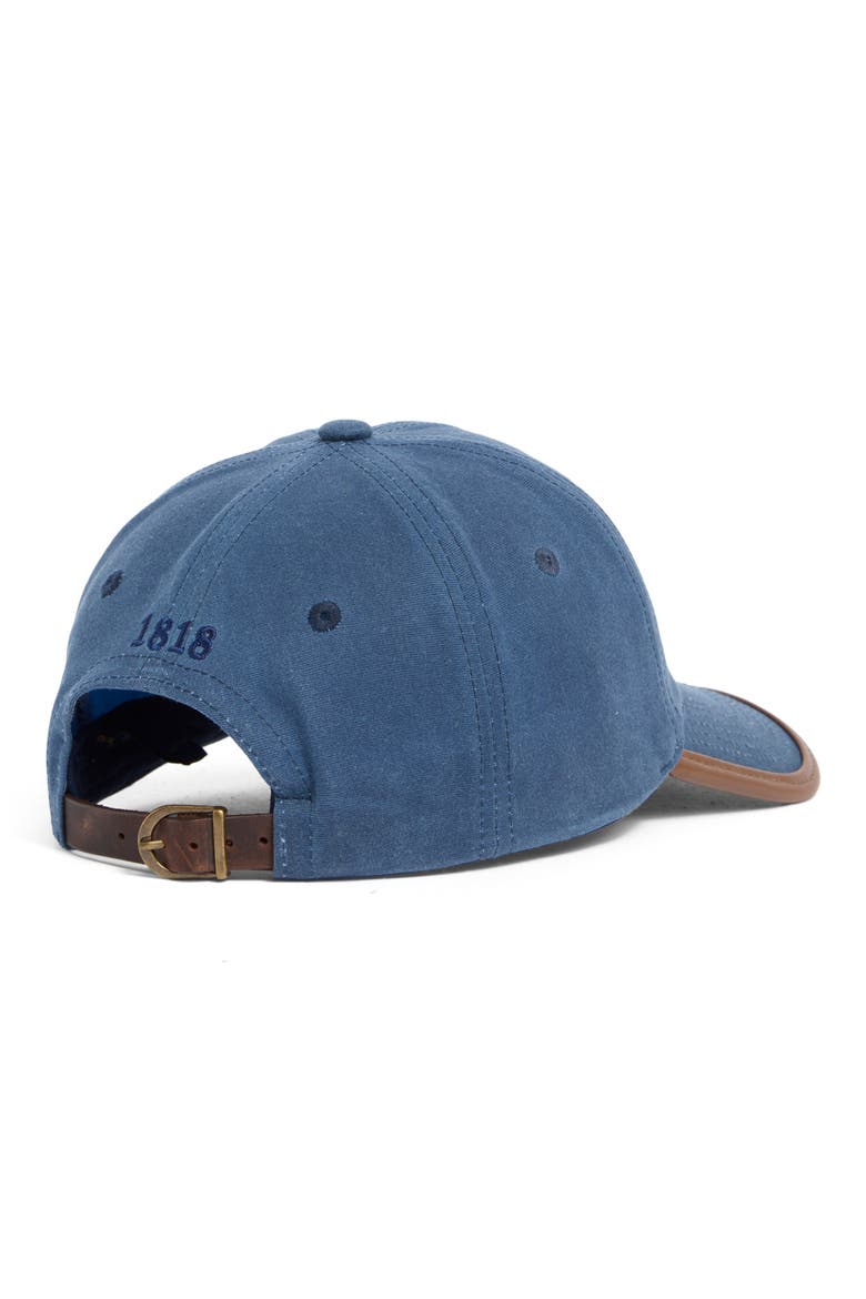 Oil Cloth Adjustable Baseball Cap, Alternate, color, DENIM