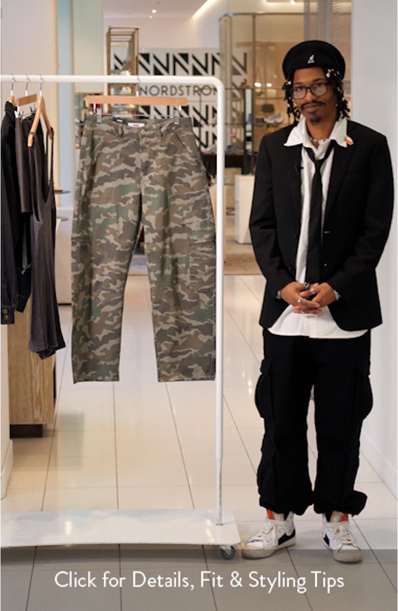 Vinnie Camo Ankle Cargo Pants, sales video thumbnail