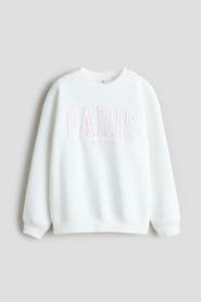 H&M Loose-fit Printed Sweatshirt