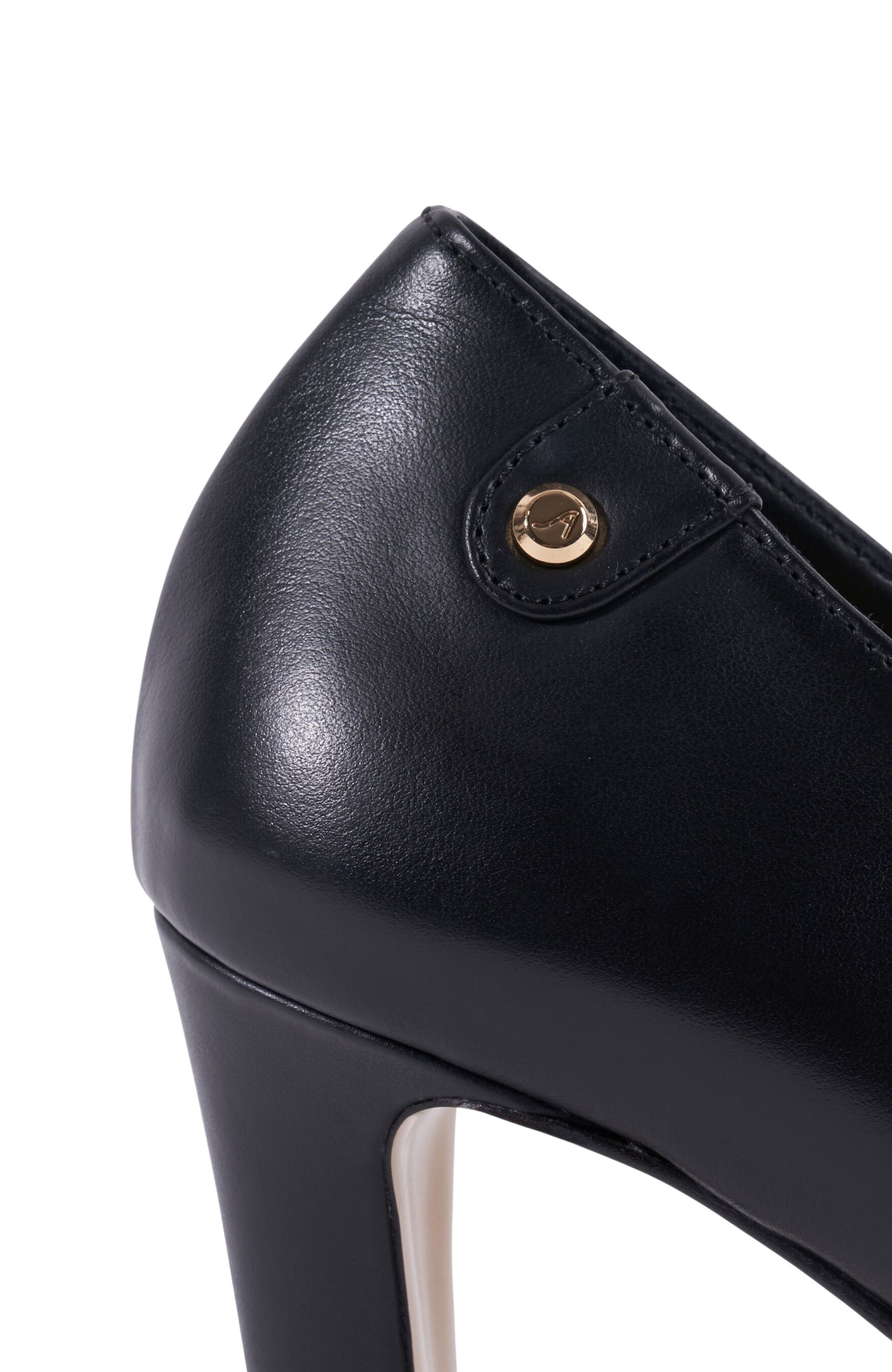 Stinaa.J Isa Orthopedic Pointed Toe Pumps, Alternate, color, Black Leather