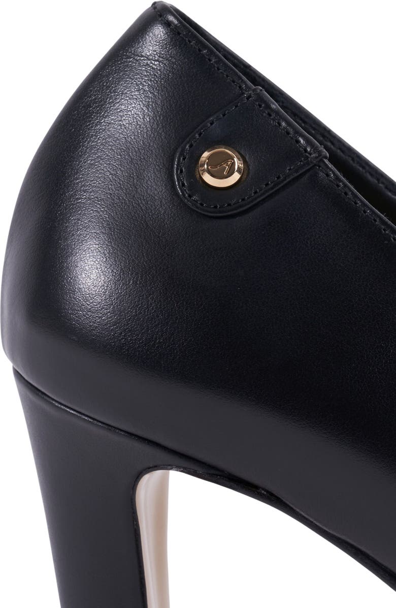 Stinaa.J Isa Orthopedic Pointed Toe Pumps, Alternate, color, Black Leather