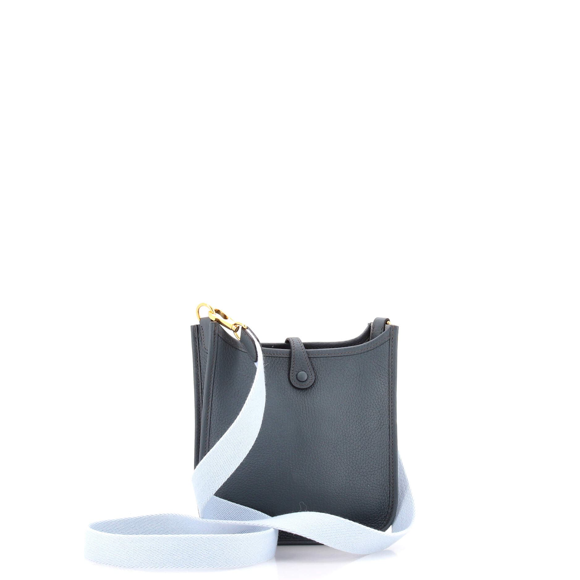 Pre-Owned Hermes Evelyne Bag Gen III Clemence TPM, Alternate, color, Bleu Orage