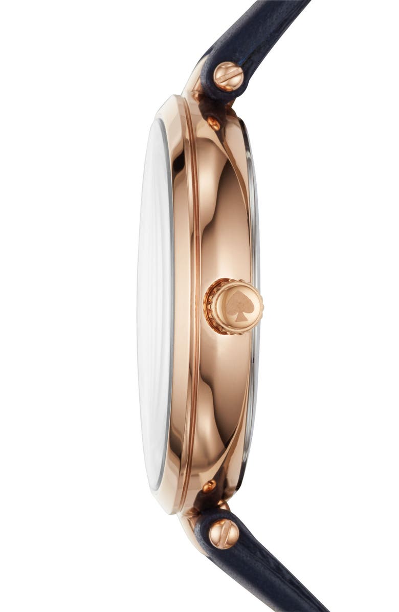 Kate Spade New York holland constellation leather strap watch, 34mm, Alternate, color,