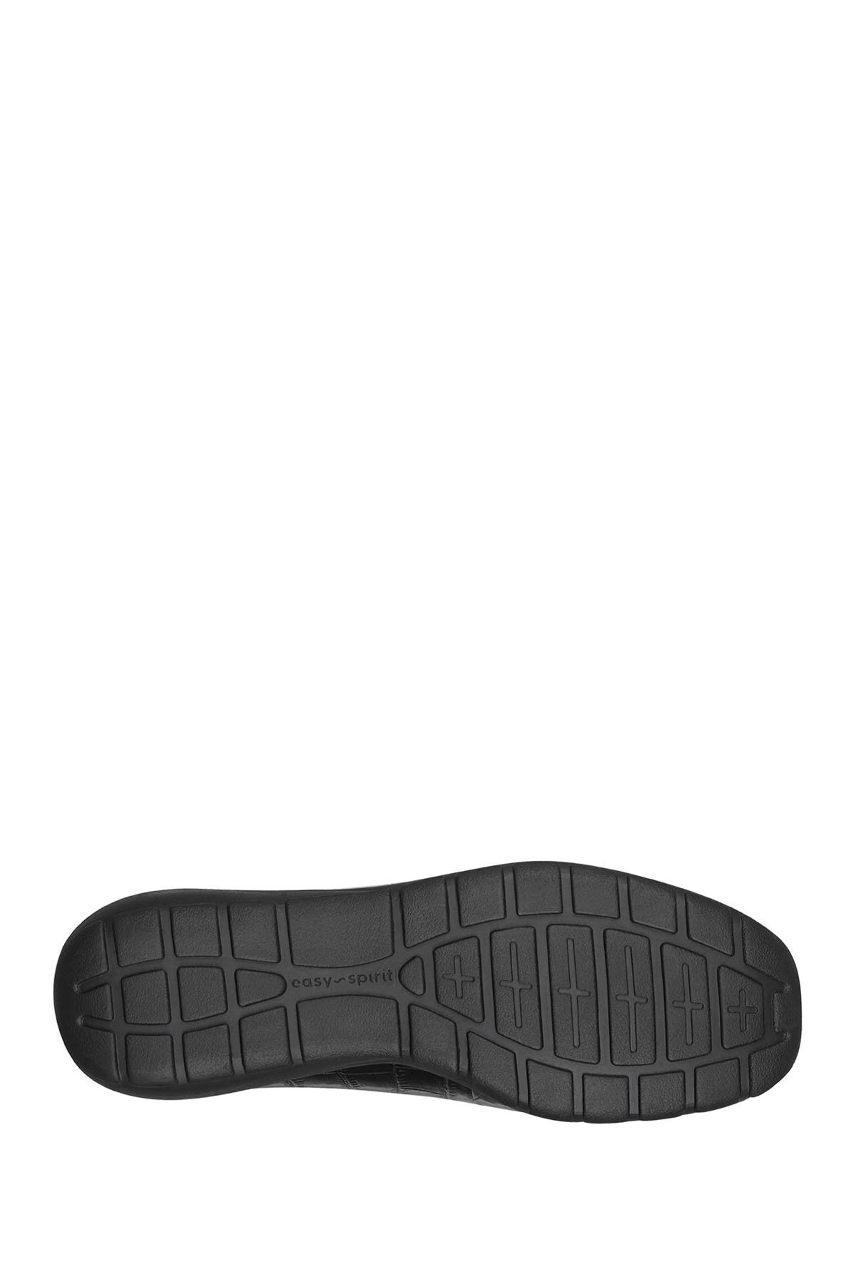 Easy Spirit Abriana Croc Embossed Faux Leather Loafer - Wide Width Available, Alternate, color, 