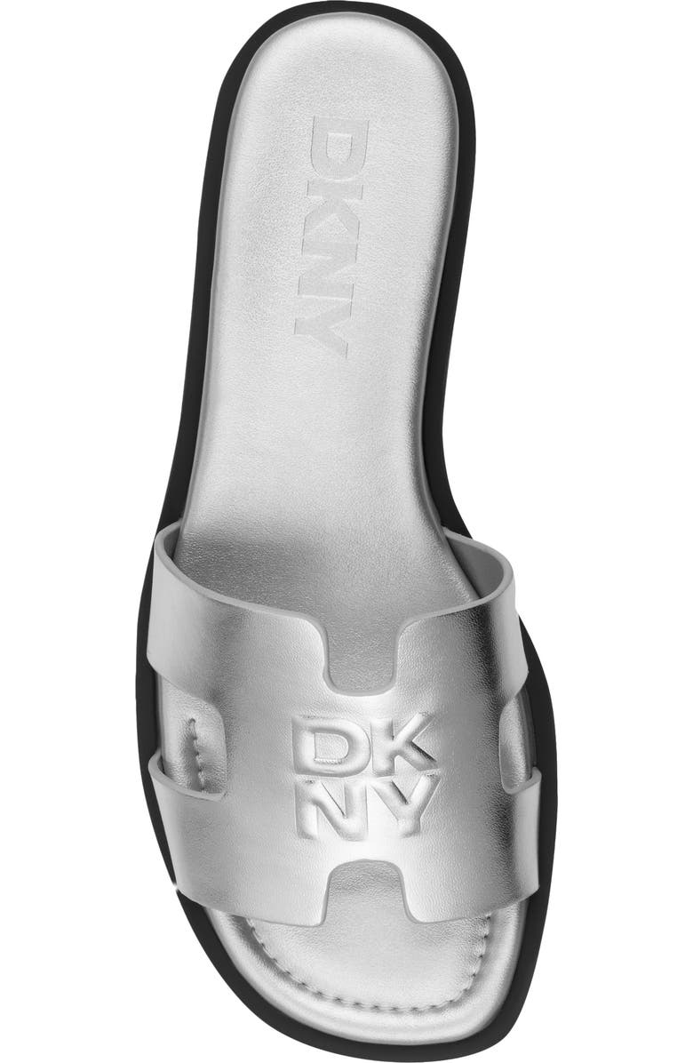 DKNY Columba Slide Sandal, Alternate, color, Silver