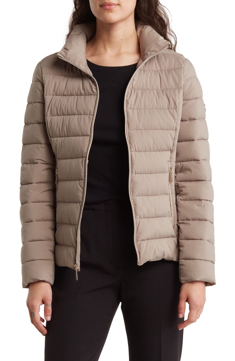 Michael Kors Water Resistant Puffer Jacket, Alternate, color, 