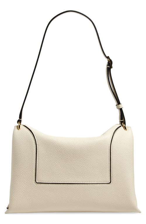 Wandler Penelope Slouch Leather Shoulder Bag In Neutral