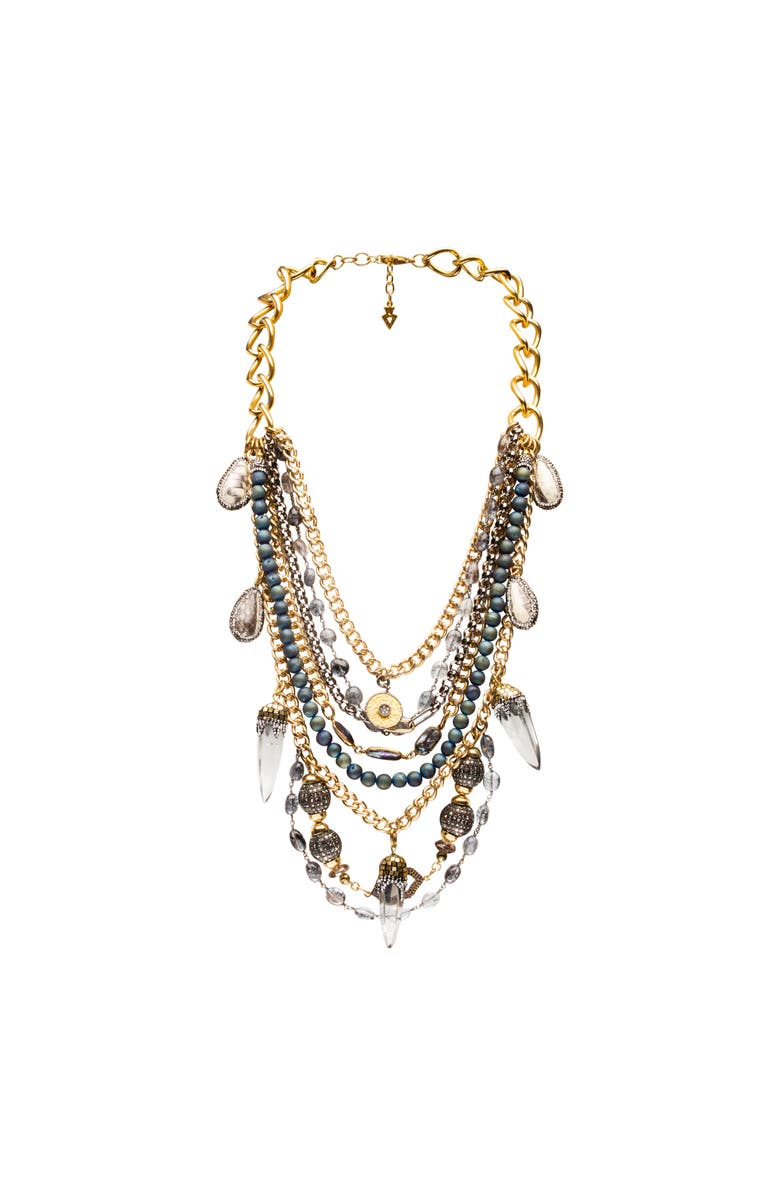 Lunaversoul Twilight Multi-strand Necklace, Main, color, Multicolor