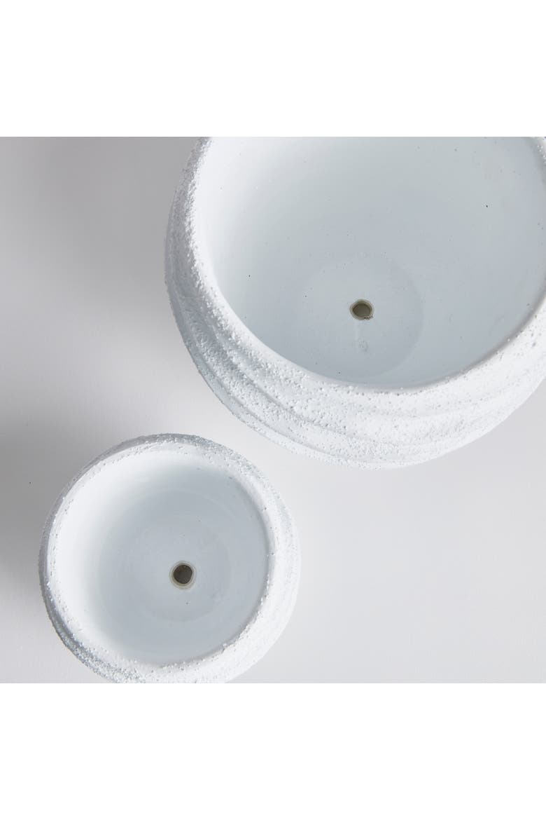 Echols Flowerpot Planters, Set of 2, Alternate, color, White