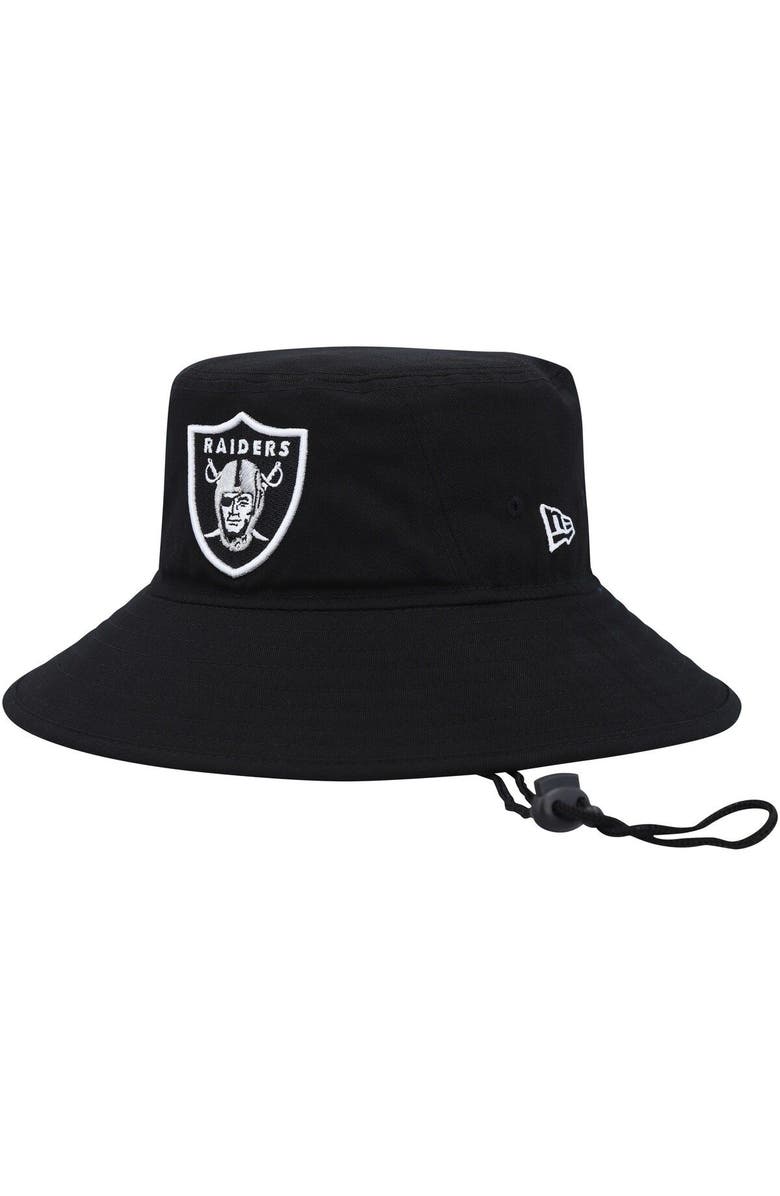 New Era Men's New Era Black Las Vegas Raiders Main Bucket Hat, Alternate, color, Black
