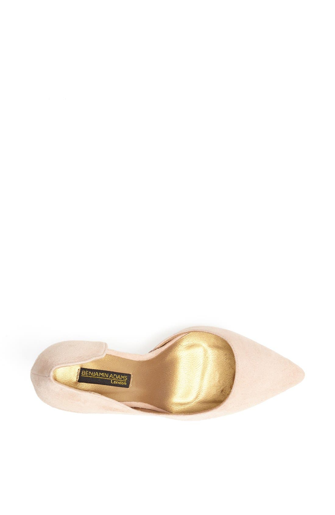 'Detroit' Pointy Toe Pump, Alternate, color, PEACH