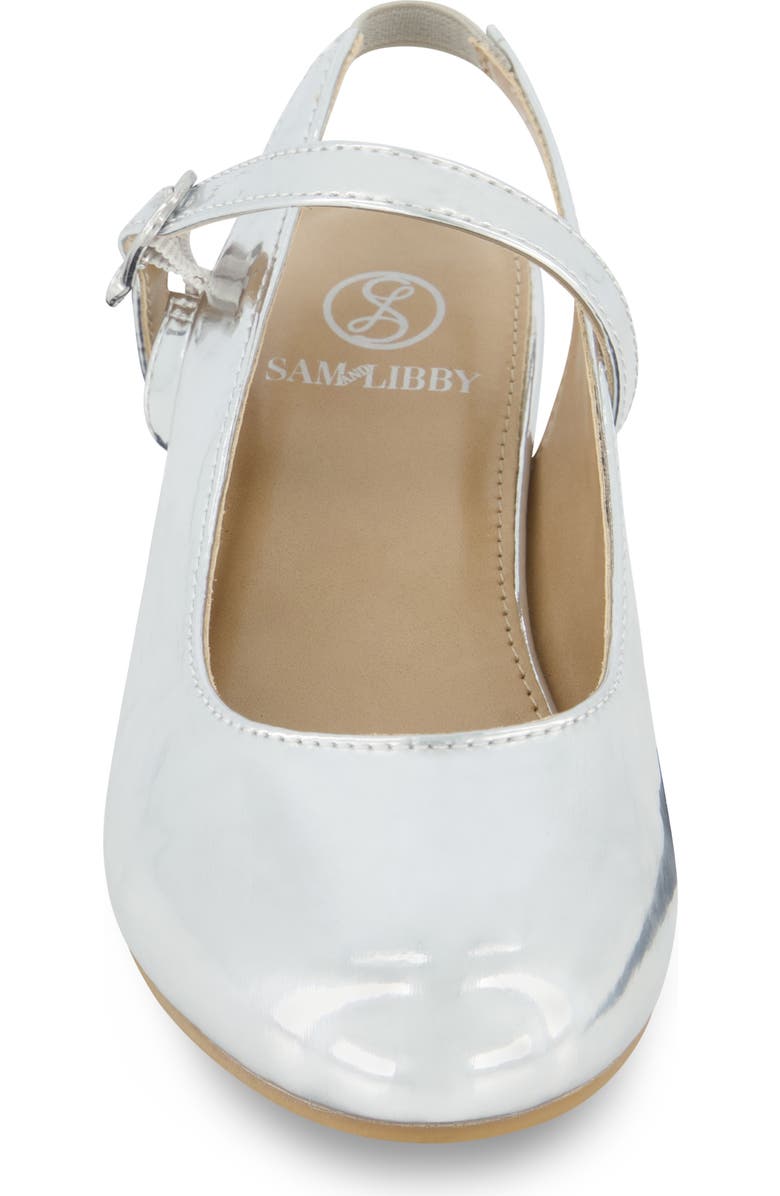 SAM & LIBBY Kids' Bianca Grace Mary Jane Dress Shoe, Alternate, color, Silver