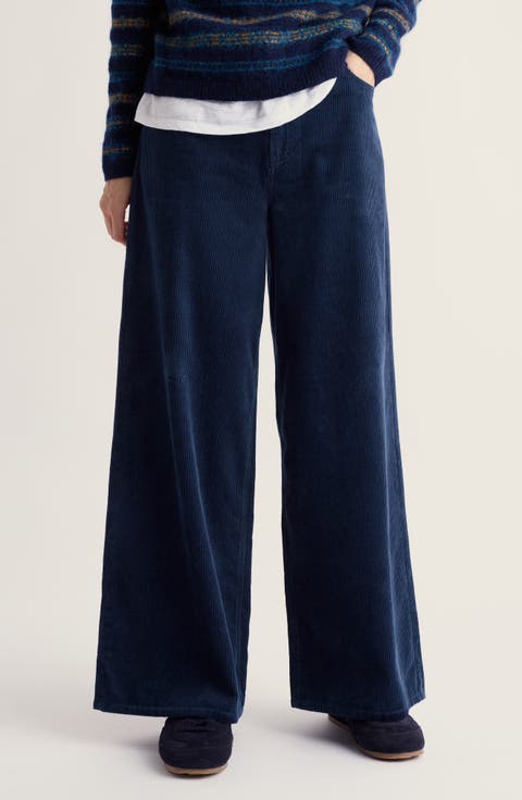 Godrevy Organic Cotton Corduroy Wide Leg Pants