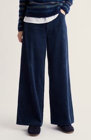 Seasalt Cornwall Godrevy Organic Cotton Corduroy Wide Leg Pants