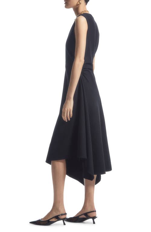 COS COS SLEEVELESS ASYMMETRIC MIDI DRESS