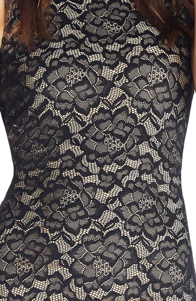 Dress the Population Kendra Embroidered Lace Body-Con Dress, Alternate, color,