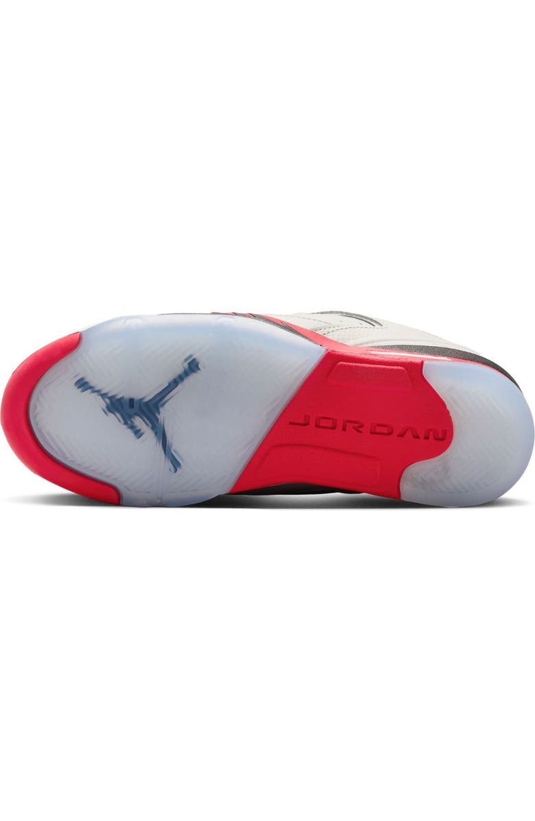 Jordan Kids' Sixty Plus Low Basketball Sneaker, Alternate, color, Sail/ Fire Red/ Black/ Silver