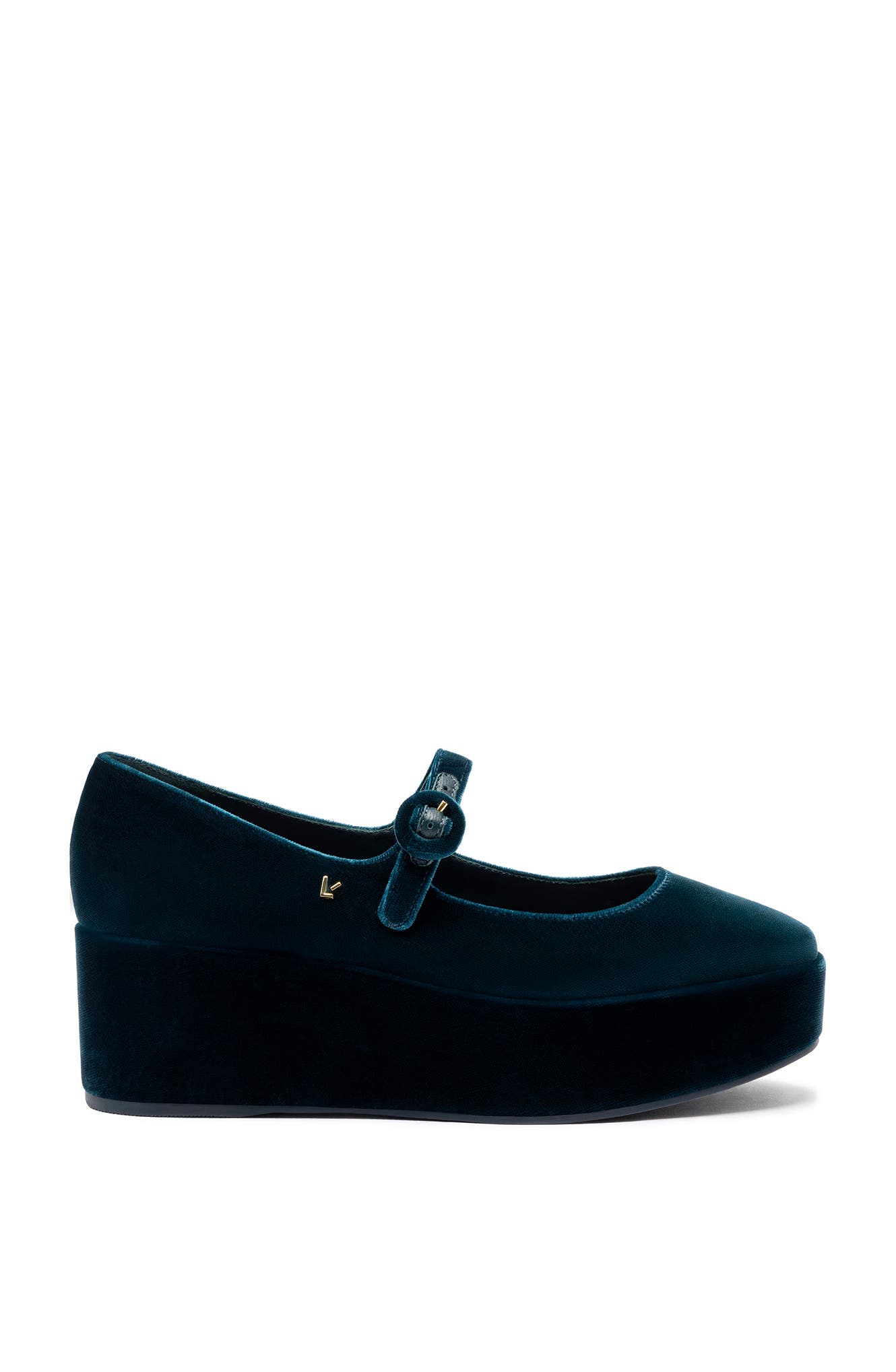Larroudé Blair Flatform, Main, color, Deepsea