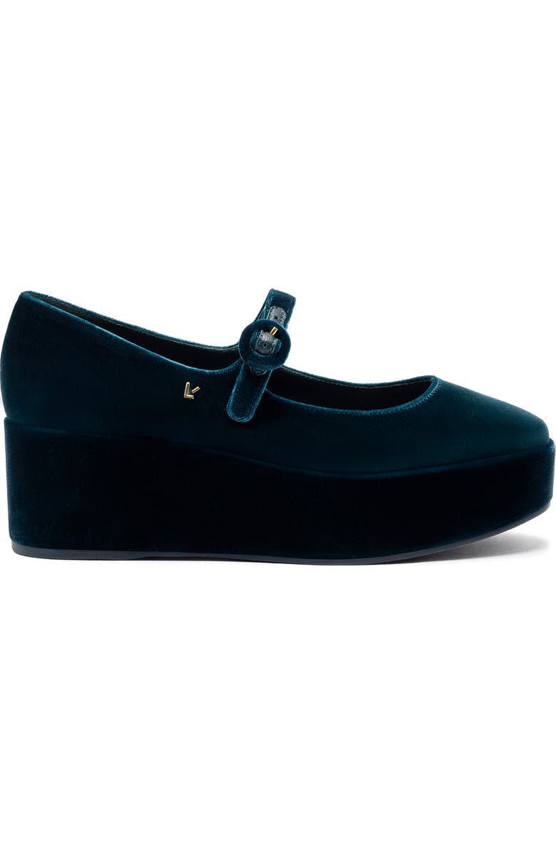 Larroudé Blair Flatform, Main, color, Deepsea