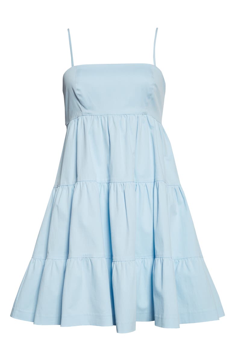 Cinq à Sept Gracie Stretch Cotton Babydoll Dress, Alternate, color, 