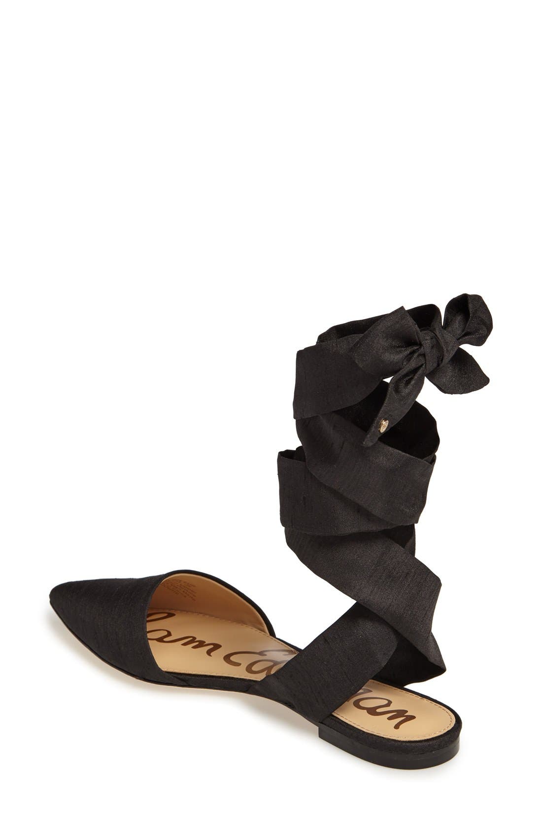 Sam Edelman Brandie Lace-Up Flat, Alternate, color, 