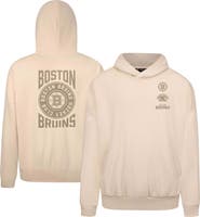 LEVELWEAR Men's Levelwear Cream Boston Bruins Contact Stamp Pullover Hoodie