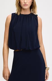 Sam Edelman Blouson Crop Top