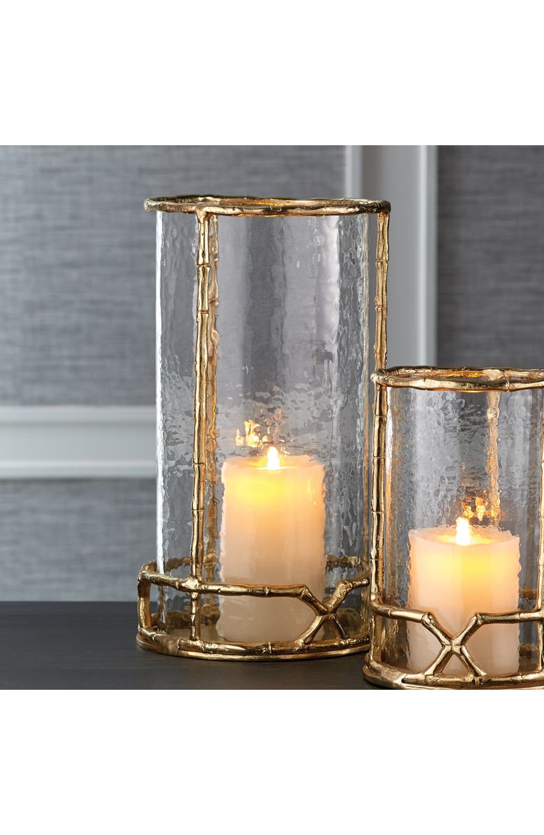 Napa Home & Garden Baldwin Hurricane 16", Alternate, color, Gold