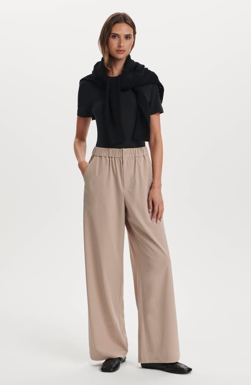 Varley Kayson Wide Leg Pants In Neutral