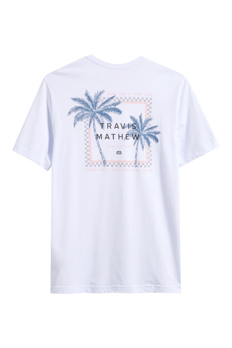 Beach Resort Cotton Graphic T-Shirt, Alternate, color, WHITE