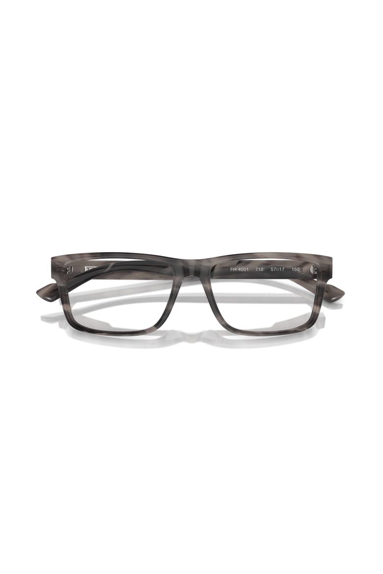 55mm Rectangle optical glasses, Alternate, color, Grey