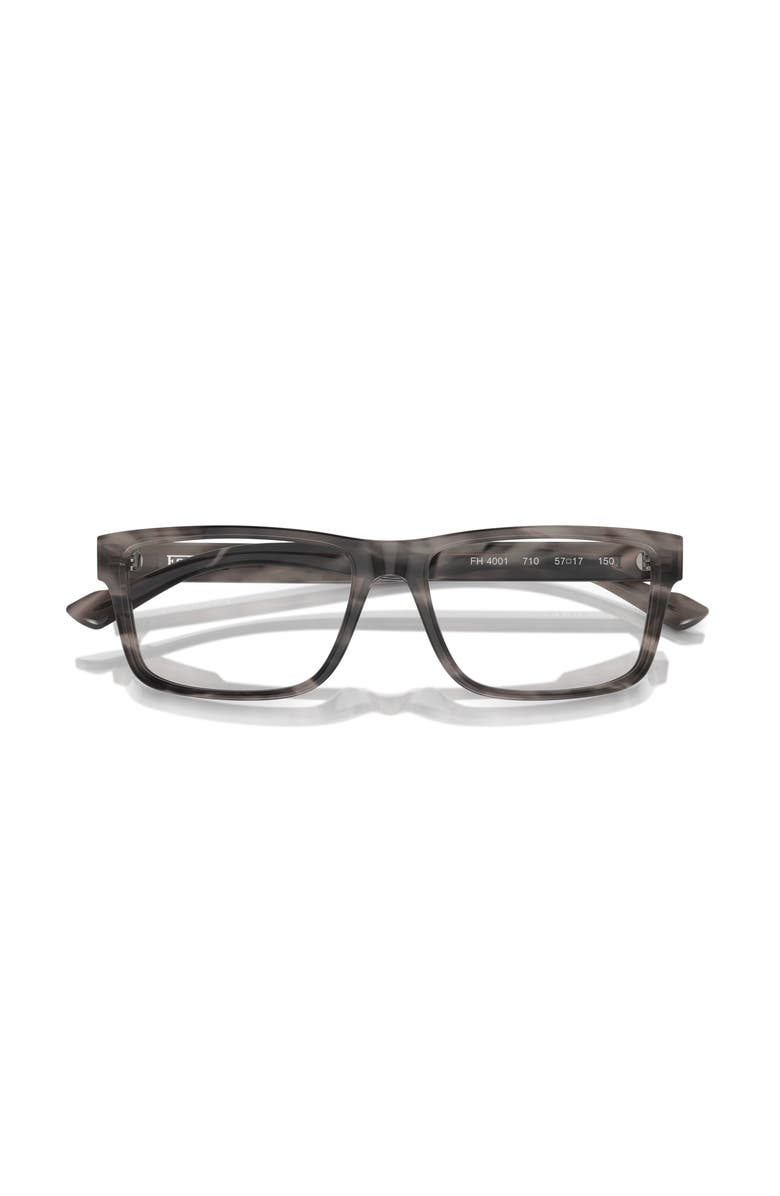 Ferrari 55mm Rectangle optical glasses, Alternate, color, Grey