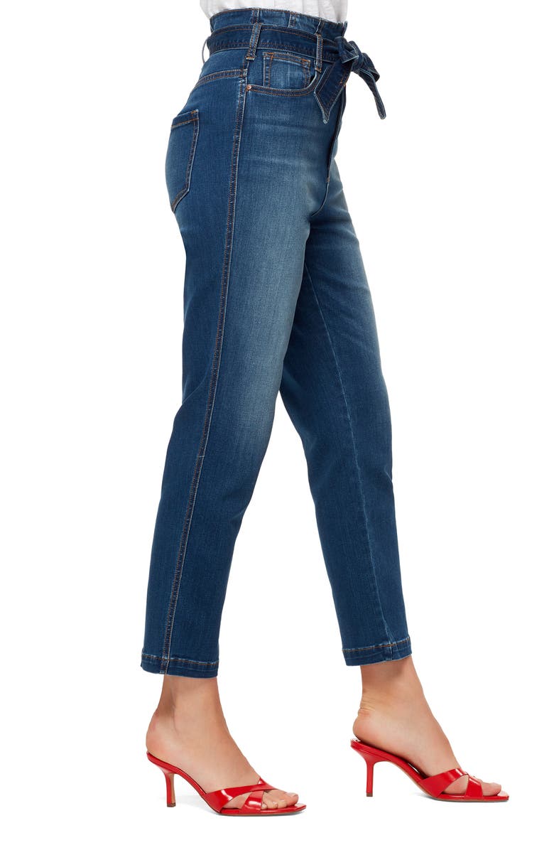 Sanctuary Denim Sanctuary Modern Standard High Waist Crop Straight Leg Jeans, Alternate, color,