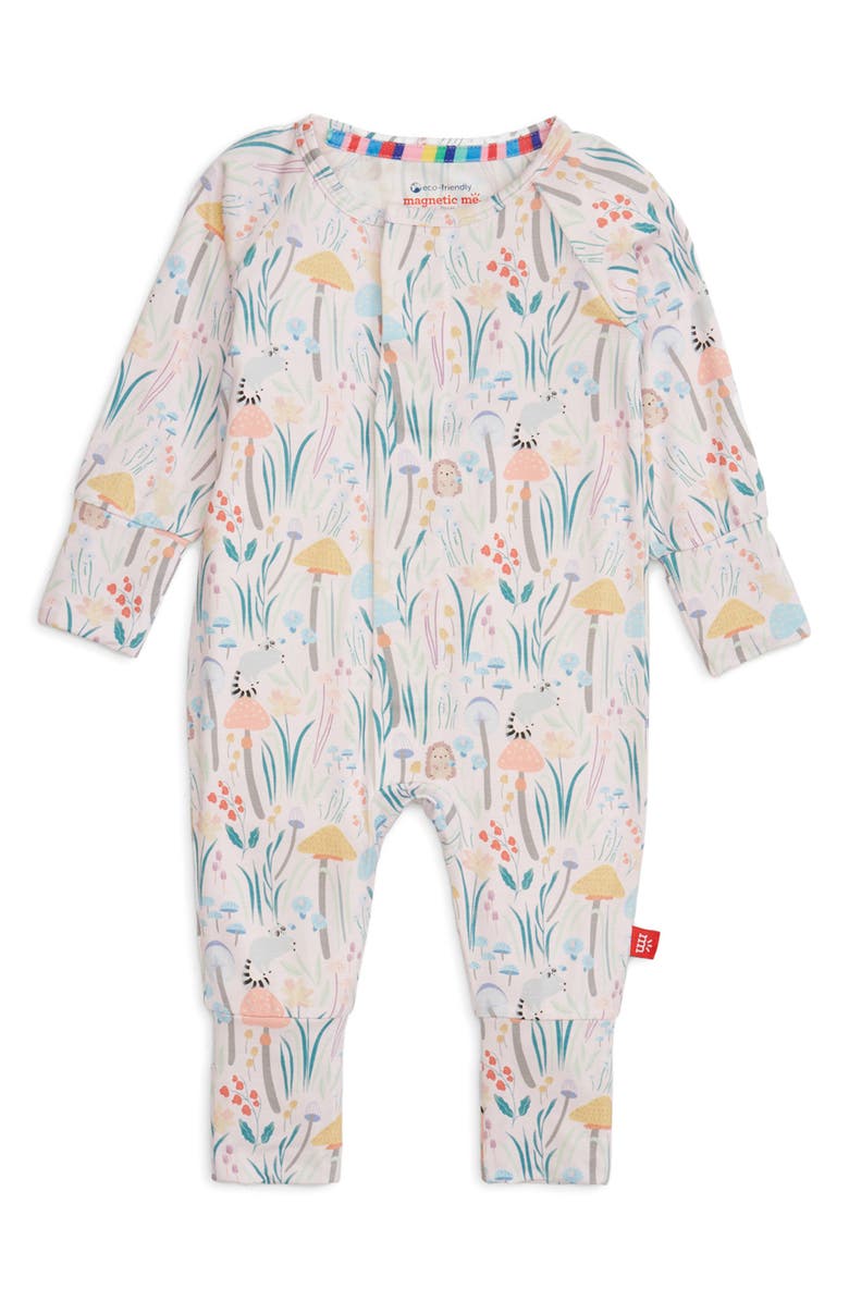 Magnetic Me Shroom & Bloom Magnetic Convertible Romper, Alternate, color, Pink