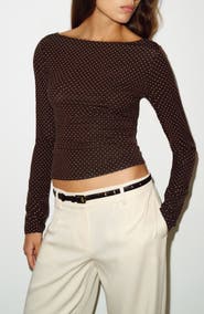 Reformation Wiley Ballet Neck Top