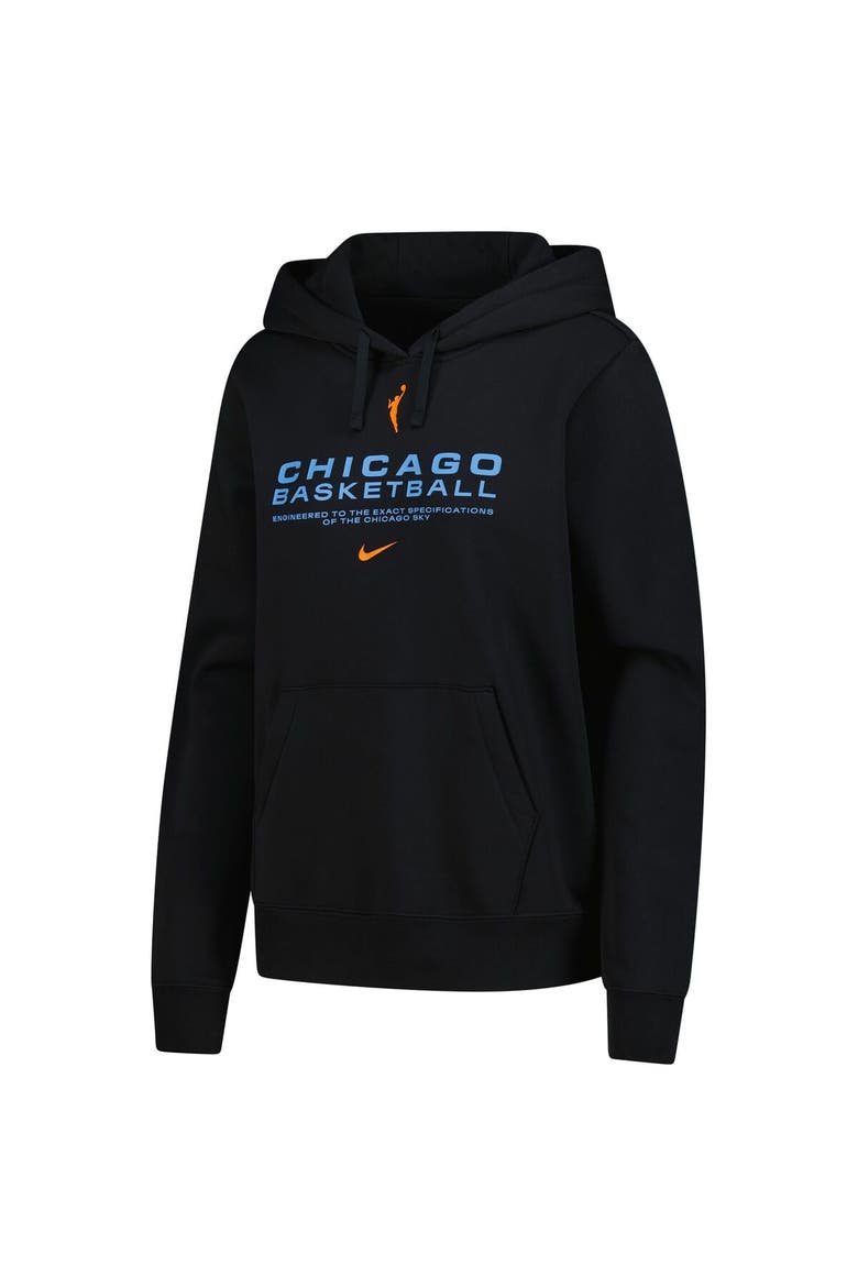 Women's Nike  Black Chicago Sky Club City Pullover Hoodie, Alternate, color, Black