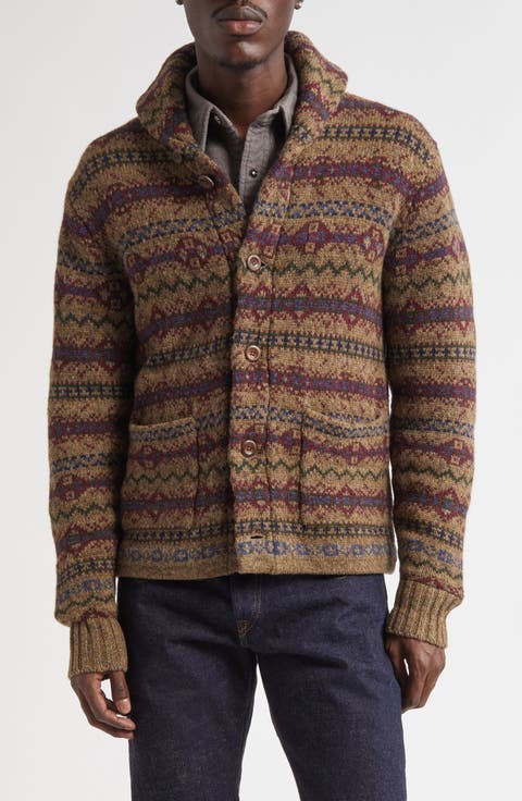 Fair Isle Wool Cardigan