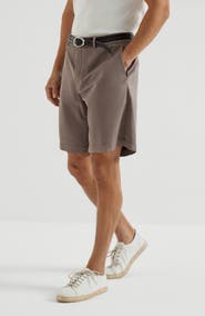 Brunello Cucinelli Garment-dyed Bermuda shorts